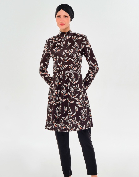 Модный купальник с лосинами   