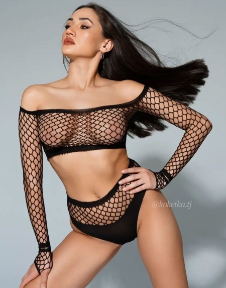 Эротический комплект в крупную сетку