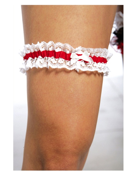 Романтичная подвязка на ногу