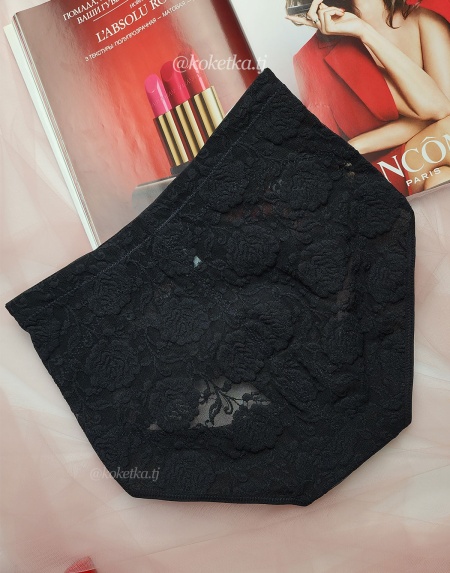 Трусики утяжки из плотного гипюра 