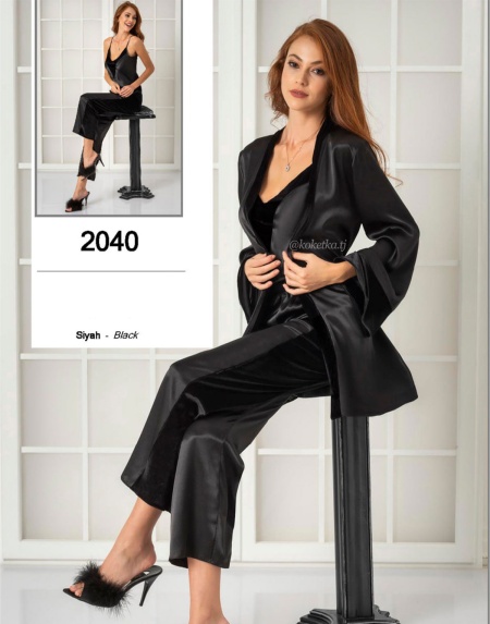 Атласный домашний комплект от Pierre Cardin (3-ка)