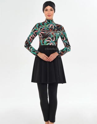 Стильный купальник c лосинами